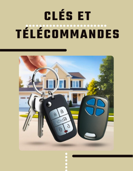 CLÉS ET TÉLÉCOMMANDES